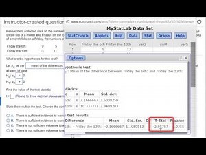 Homework Help: Paired T-Test using StatCrunch and TI_83/84