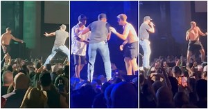 WATCH: Luke Bryan Dances With Shirtless Man After He Storms The Stage During Final Night Of 2022 Tour
