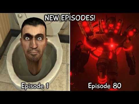 Skibidi Toilet 1 - 80 ALL Episodes (60 FPS REMASTERED) Upgraded Titan Speakerman 3.0 (Episode 81?!)