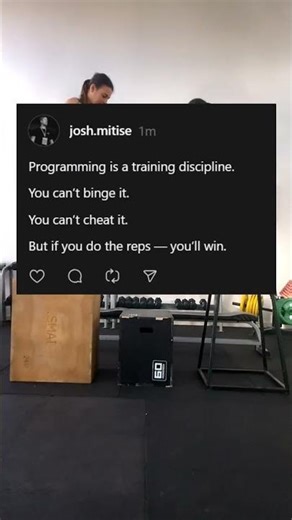 Code Like You Train. #training #motivation #code #athleteinsights #masteringdiscipline #exercises