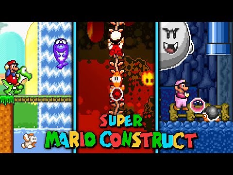 Super Mario Construct is INSANE! - Mario Maker Fan Game for PC