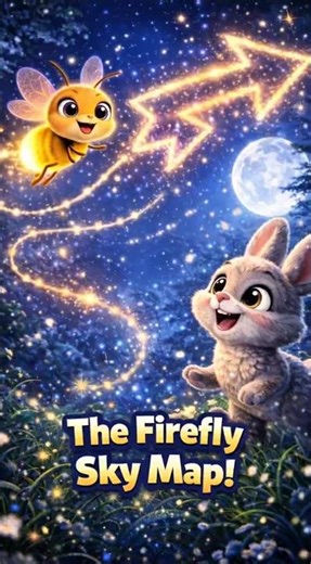 Firefly Drew a Map in the Sky ✨ #shortsfeed #KidsStory #shorts