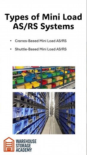 Types of Mini Load ASRS Systems #storagesolutions#warehouse#logistics#automation #storagesolutions