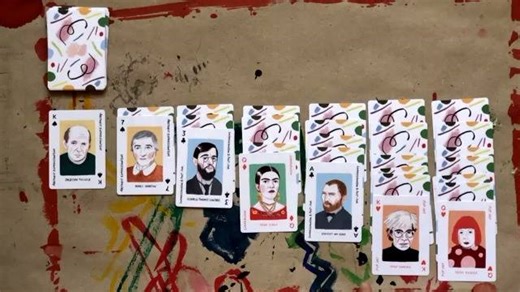 Our new Art Genius Playing Cards are beautifully illustrated by Rebecca Clarke. Brighten up your card games with the top talent of four awesome art movements: Pop art = ♥️; Impressionism/Post-Impressionism = ♣️; Abstract Expressionism = ♠️; Surrealism = ♦️ | Laurence King Publishing