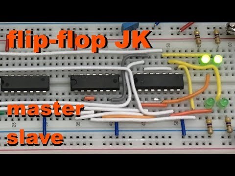 JK Master Slave Flip-Flop | Discover Electronics! #043