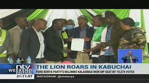 1.4K views · 16 reactions | The Lion Roars In Kabuchai: Four MPs who were arrested during the Kabuchai by-election have been released on bond. Kabuchai MP-elect Majimbo Kalasinga has promised to work with his competitors to develop the constituency. #NTVWeekendEdition | NTV Kenya | Facebook