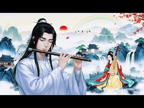 Chinese Flute & Guqin for Deep Sleep and Healing Sounds – Zen Meditation Music