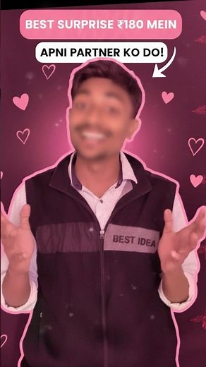 “Best Surprise for Your Partner in Just ₹180 ❤️ | Romantic Budget Idea!”