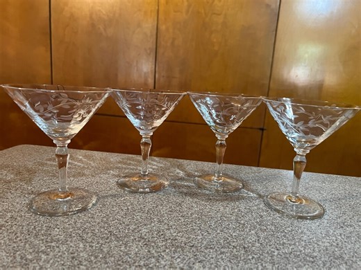 Fostoria Optic 1960's Reflection Champagne Coupes Set of 4 - Etsy