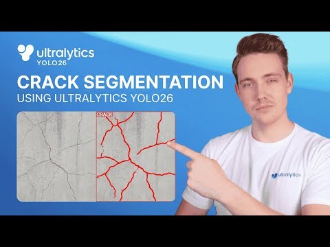 How to Train a Crack Segmentation Model using Ultralytics YOLO26 | AI in Construction 🎉