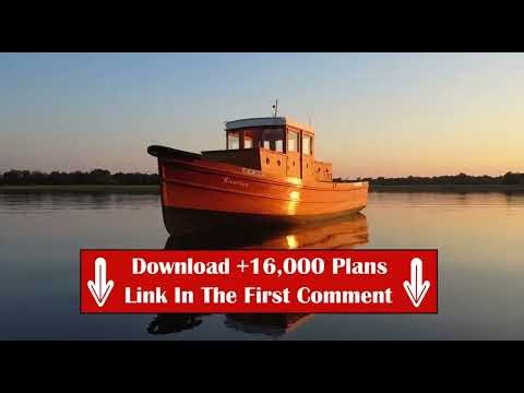 Build Your Dream Tugboat with Easy Woodworking PDF Plans - DIY Boat Building