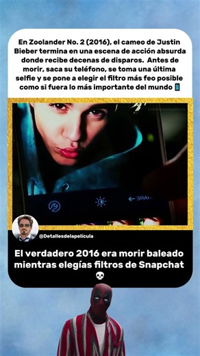 Justin Bieber convirtió su muerte en una última selfie | Zoolander 2 (2016) 📱