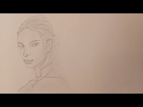 Drawing a Random Portrait for First Time