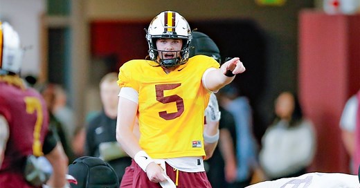 Projected depth chart for Minnesota Football's offense heading into fall camp