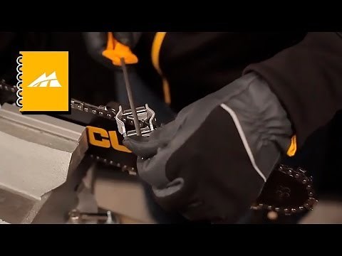 How to sharpen the chain of your chainsaw