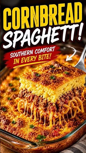 The BEST Cornbread Spaghetti Recipe | Easy Southern Comfort Food