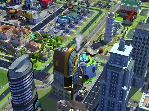 How the train moves in a city | #simcity #buildit #gameplay #oktoberfest