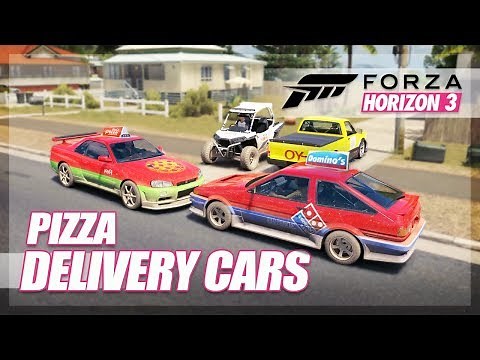 Forza Horizon 3 - Best Pizza Delivery Car! (House Delivery Challenge)
