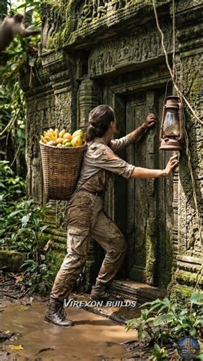 POV: Hidden Temple in the Jungle… Inside Was a Secret House 😱