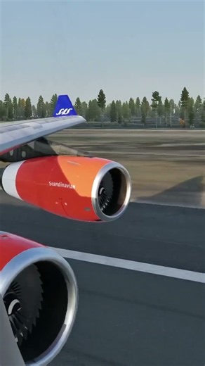 SAS A340-300 Window Seat Departure at Stockholm Arlanda Airport | X-Plane 12