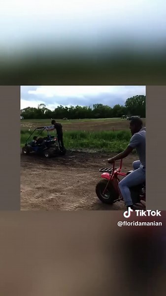 ATV vs. Tree: A wild ride! Then the lawnmower had other plans. Hold on tight, folks! #ATVfail #MowerMishap #ComedyGold #EpicFail #TikTokFunny