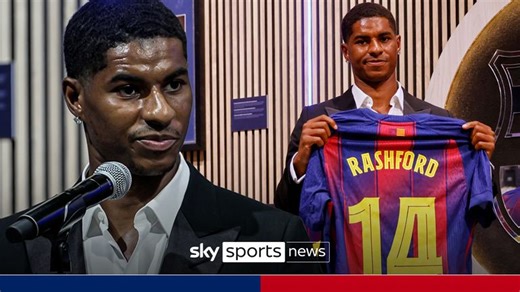 Marcus Rashford joins Barcelona: Man Utd forward completes season-long loan move to LaLiga club