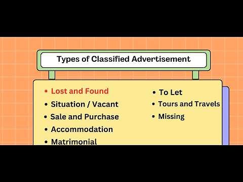 LOST and FOUND || Advertisement Writing || Class 11th and 12th || Detailed Explanation