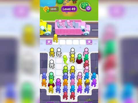 Bus Jam Level 49 Very Hard Walkthrough Solution
