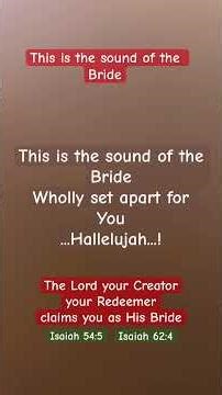 The Sound Of The Bride!