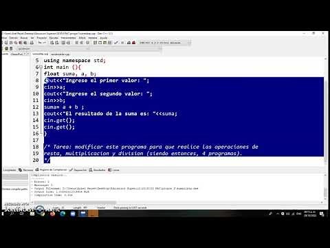 suma de dos numeros en dev c++