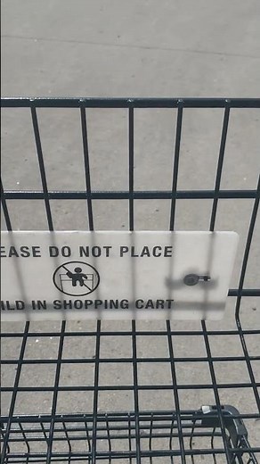 shopping cart sign