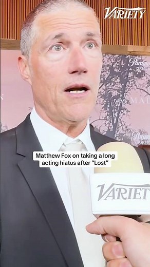 'Lost' star Matthew Fox on his long acting hiatus