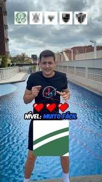 Errou o Escudo do Time = PISCINA ☠️ #shorts