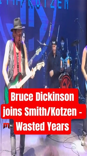 Bruce Dickinson joins Smith/Kotzen - Wasted Years (Live 2026) 🤘 #IronMaiden