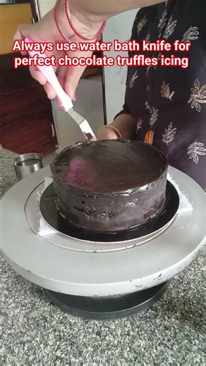 Perfect Truffle Icing in SECONDS! 🤯 #shortsviral #sugarnsprinklewithshweta #cakeseries #motivational