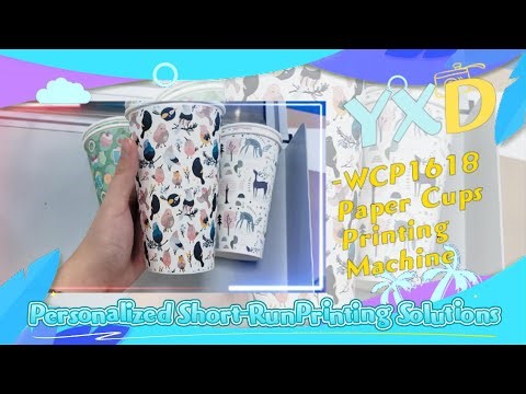 Full-surface Paper Cup Printing machine | Personalized Short-Run Paper Printing Solutions.