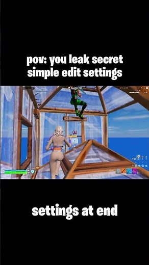 The BEST Simple Edit Settings on Fortnite 😲