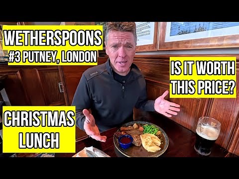 I Ate Christmas Lunch at Wetherspoons - Is It Worth the Price? #3 The Rocket, Putney, London