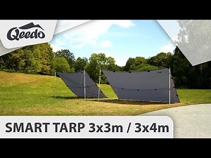 qeedo Smart Tarp 3x3m / 3x4m (2019) Sonnensegel Aufbauvarianten