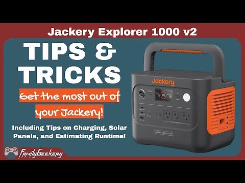 Essential Tips for the Jackery Solar Generator 1000 v2 ‪@Jackeryusa‬