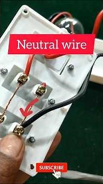 One Switch Two Socket PVC Board Wiring | Practical Connection | Basic Electrical Wiring Tutorial