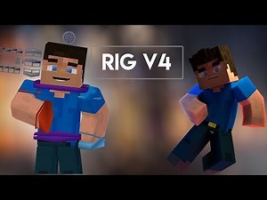 Minecraft Blender V4 Rig (New Download in DESC) !!