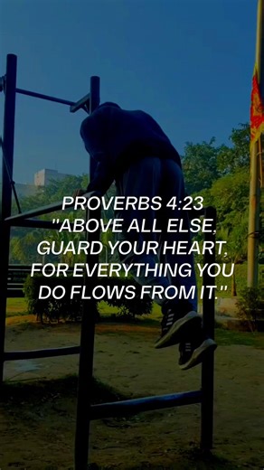 Proverbs 4:23, this verse emphasizes the paramount importance of safeguarding one's inner peace. ✨✨