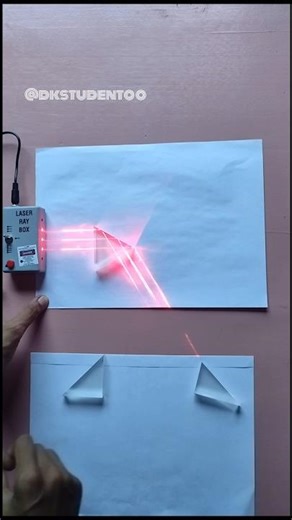 How Triangular prism bends light #shorts #science #ytshorts