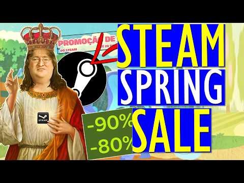 STEAM SPRING SALE 2026 HAS STARTED!! - CHEAP GAMES, HUGE DISCOUNTS and THE BEST GAMES ON SALE!