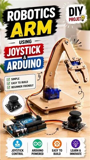 Robotics Arm | Arduino | Servo motor #hsskillhub #experiment #diy