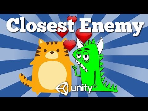 How To Find The Closest Enemy To The Character In Unity Game? Simple 2D Tutorial.