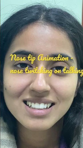Nose Tip Animation - Nose twitching while speaking