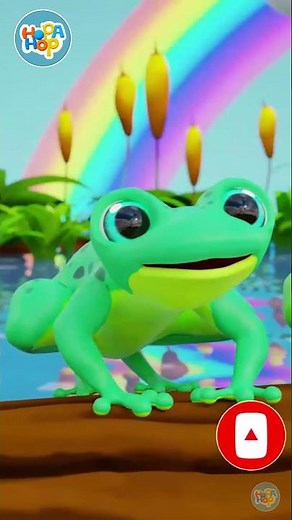 Five Little Speckled Frogs 🐸 | HopaHop Nursery Rhymes