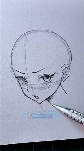 how to draw anime heads #drawing #manga #anime #art #tutorial